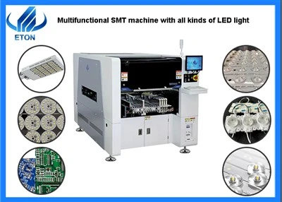 Máquina multifuncional da picareta e do lugar de SMT com todos os tipos da luz do diodo emissor de luz