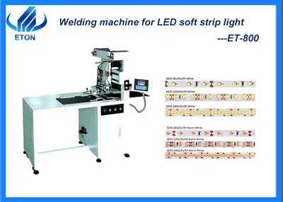 Equipamento de soldagem automática para soldagem de tira LED de 5 metros