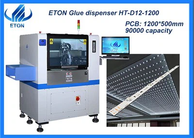 Diferente forma de produtos para lentes fabricando uma máquina de dispensador de cola