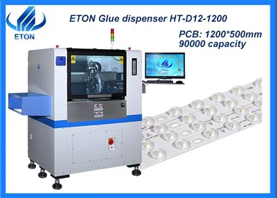 Produto de lente LED de montagem PCB Dispensing Dispensing PCB