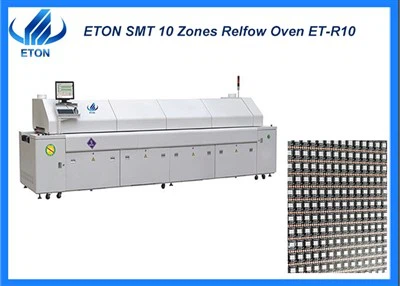 SMT que aquece a máquina do forno do refluxo de 10 zonas